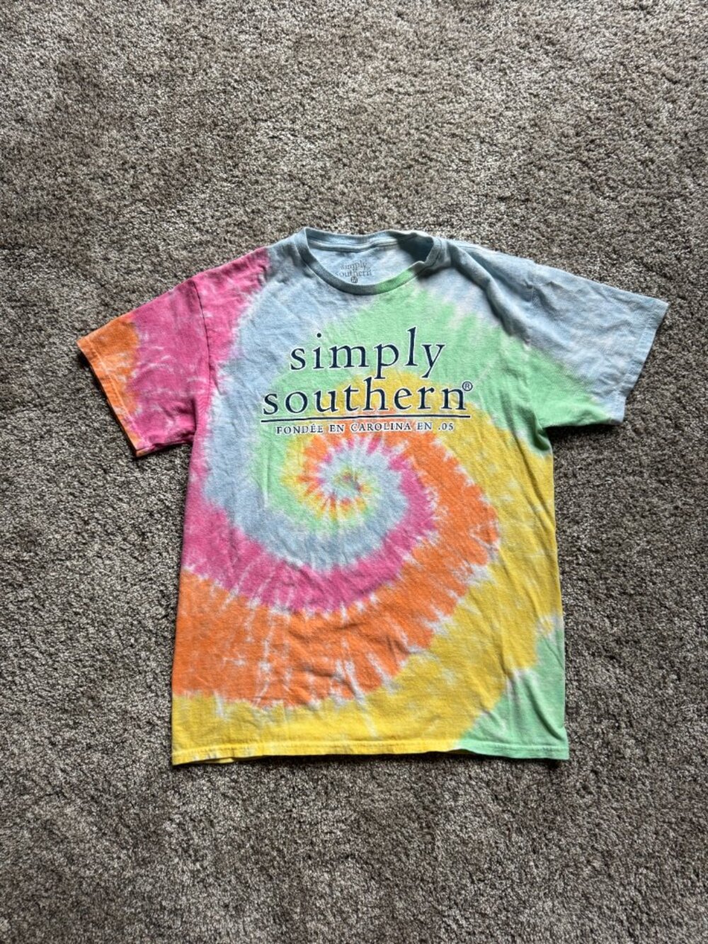 Simply Southern Tie Dye T-Shirt  Size Medium